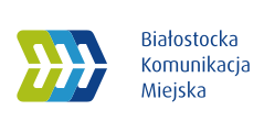 Grafika przestawia logo Białostockiej Komunikacji Miejskiej w Białymstoku.