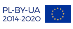 Grafika przedstawia logo Unii Europejskiej oraz napis "PL-BY-UA 2014 - 2020"