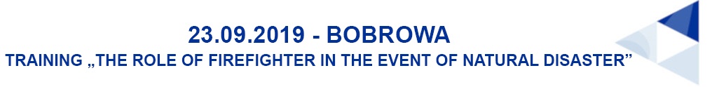Grafika przedstawia napis: 23.09.2019 - Bobrowa - Training 