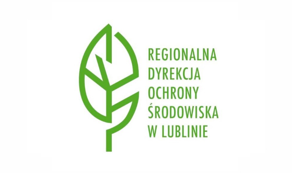 Logo zielony liść i napis Regionalna Dyrekcja Ochrony Środowiska w Lublinie