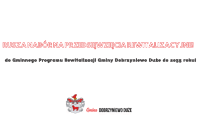 Konkurs – nabór przedsięwzięć rewitalizacyjnych