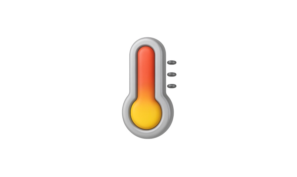 termometr pokazujacy wysoką temperaturę