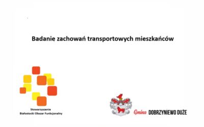 Badanie zachowań transportowych mieszkańców